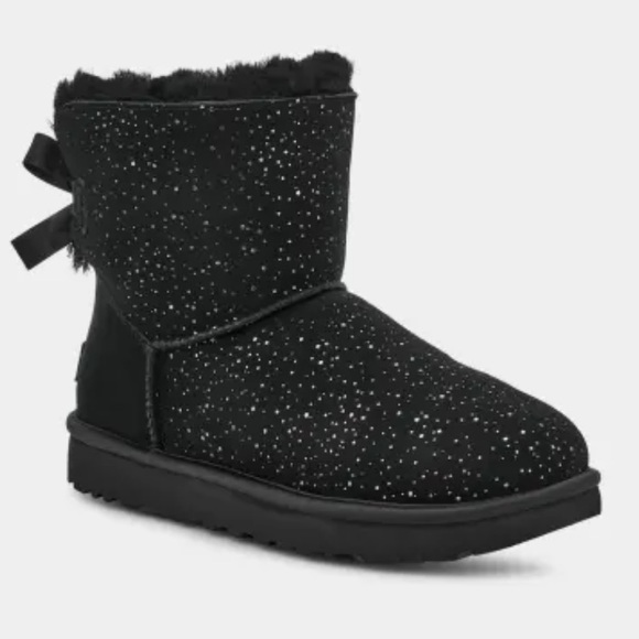 NWOT UGG Mini Bailey Bow Metallic Spots - Picture 2 of 11